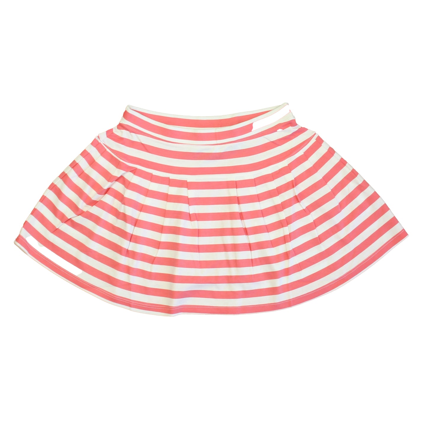 Classic Prep Girls Sunkissed Coral Stripe Skirt Size: 6-14 Years Sunkissed Coral Stripe