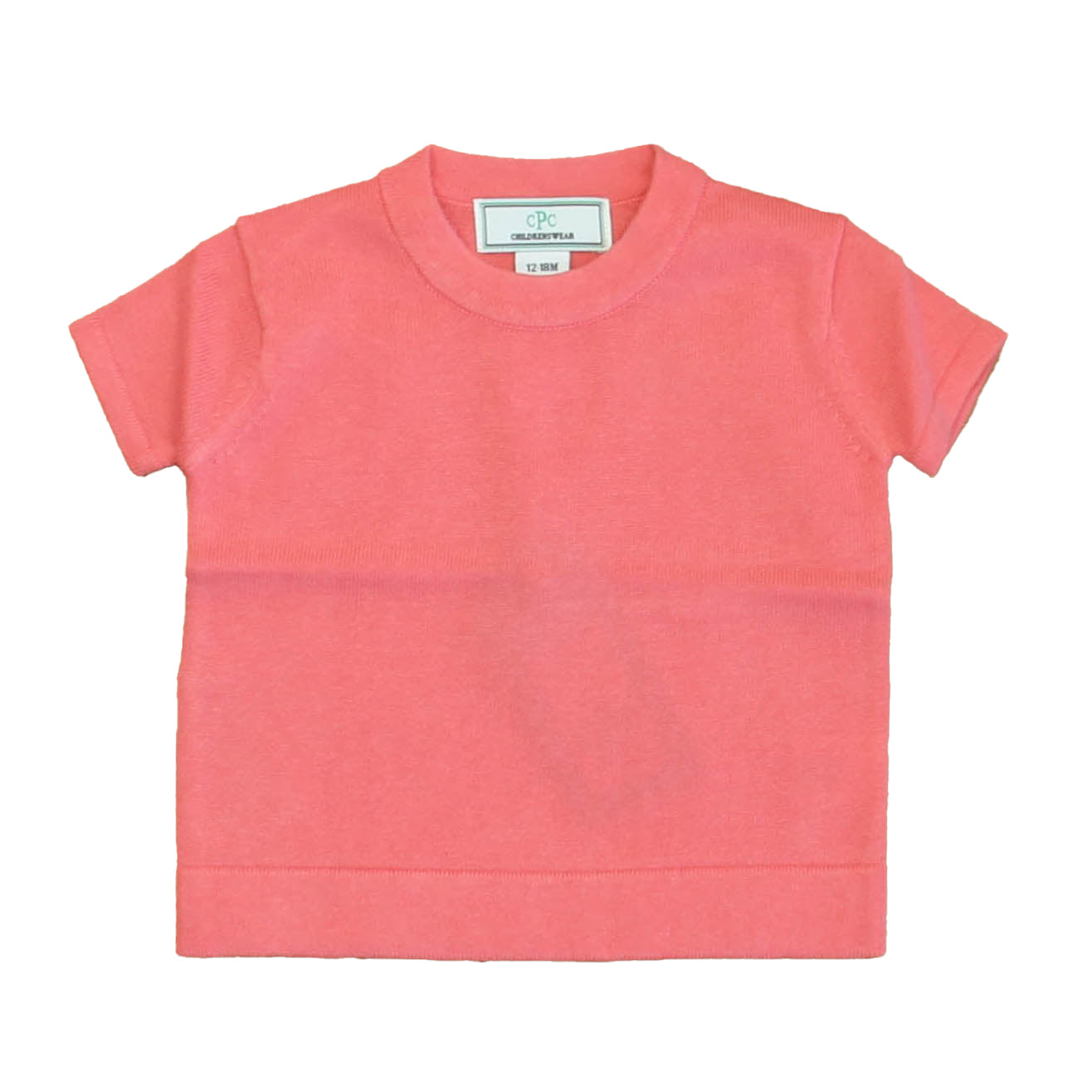 Classic Prep Girls Sunkissed Coral Sweater Size: 12 Months Sunkissed Coral
