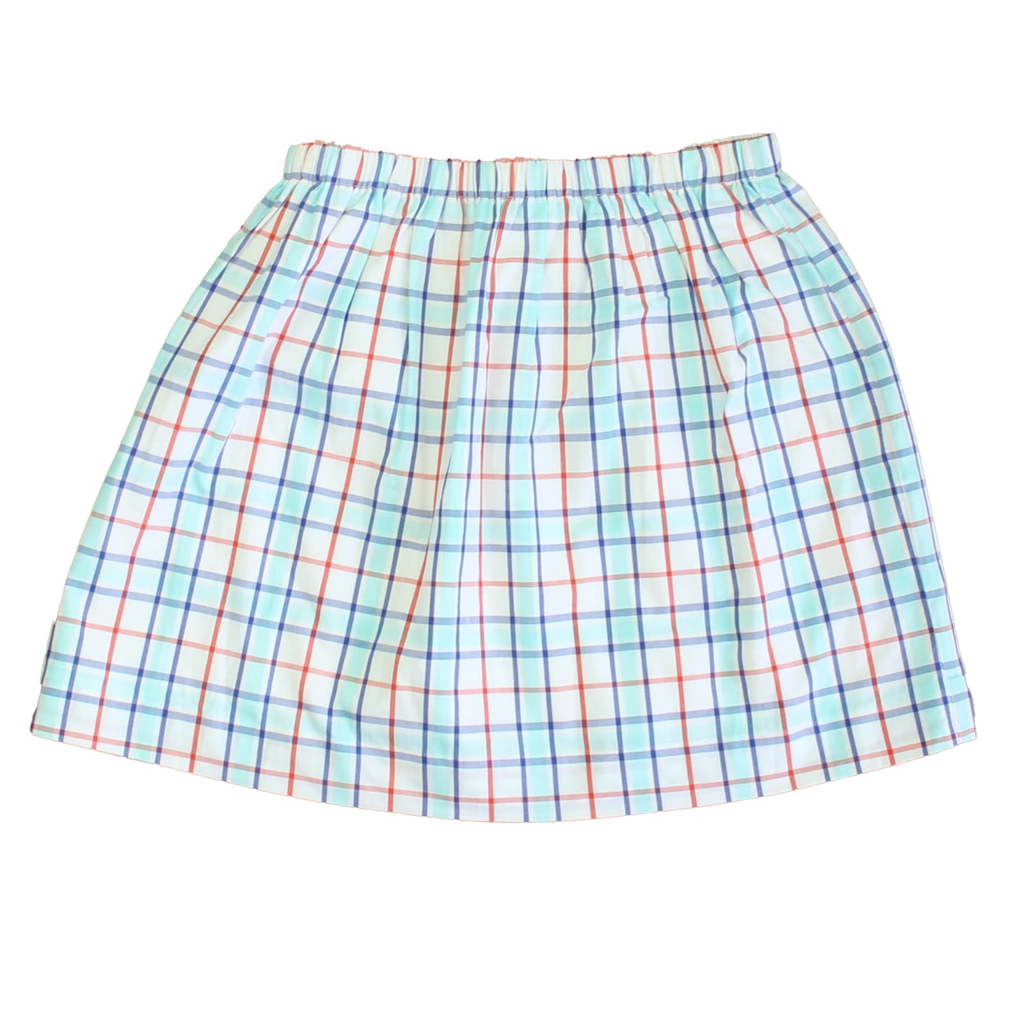 Classic Prep Girls Surf's up Plaid Skirt Size: 6-14 Years