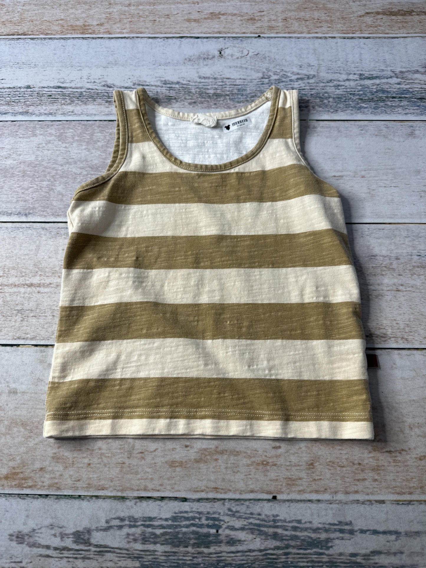 KId Wild Boys Tan | Brown | Stripe Tank Top Size: 18-24 months Tan | Brown | Stripe