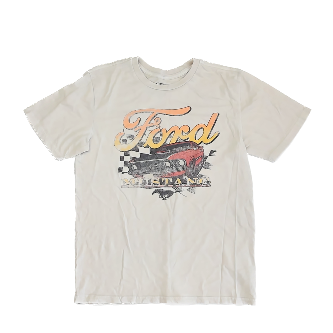 Ford Girls Tan | Car T-Shirt Size: 18 Tan | Car