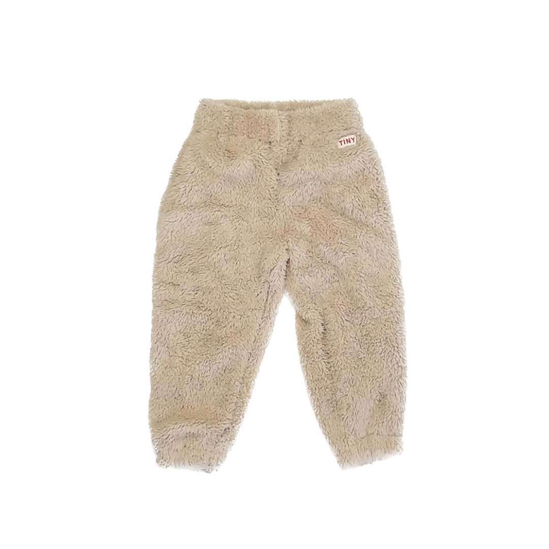 Tiny Cottons Unisex Tan Furry Pants Size: 4T Tan Furry