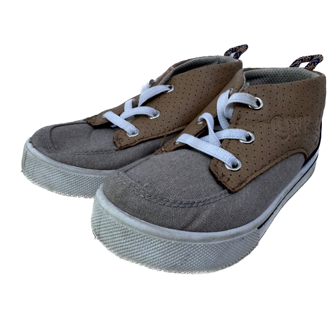 Osh Kosh Boys Tan | Grey Sneakers Size: 9 Toddler Tan | Grey