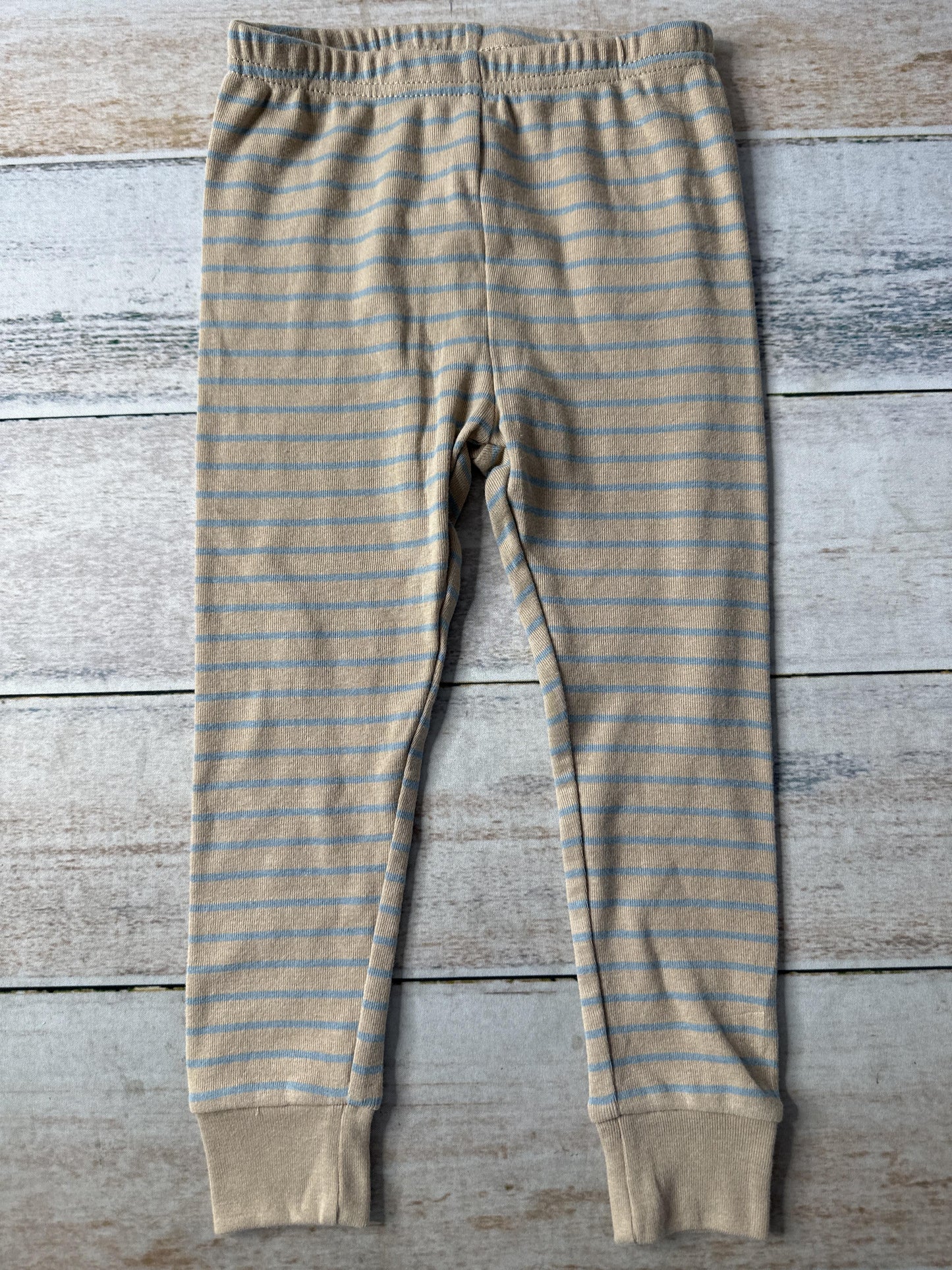 Carters Unisex Tan | Light Blue Pajamas Size: 24 months Tan | Light Blue