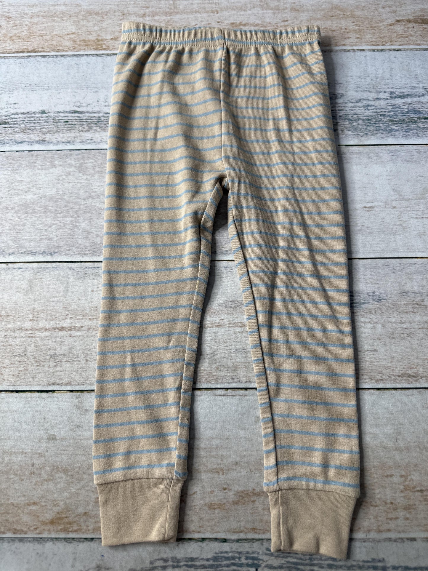 Carters Unisex Tan | Light Blue Pajamas Size: 2T Tan | Light Blue