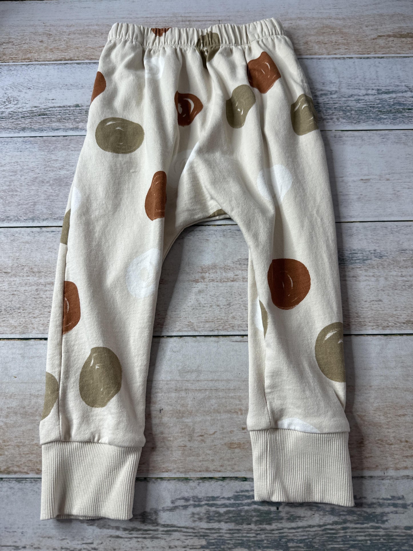 Open Edit Girls Tan | Pattern Pants Size: 4T Tan | Pattern