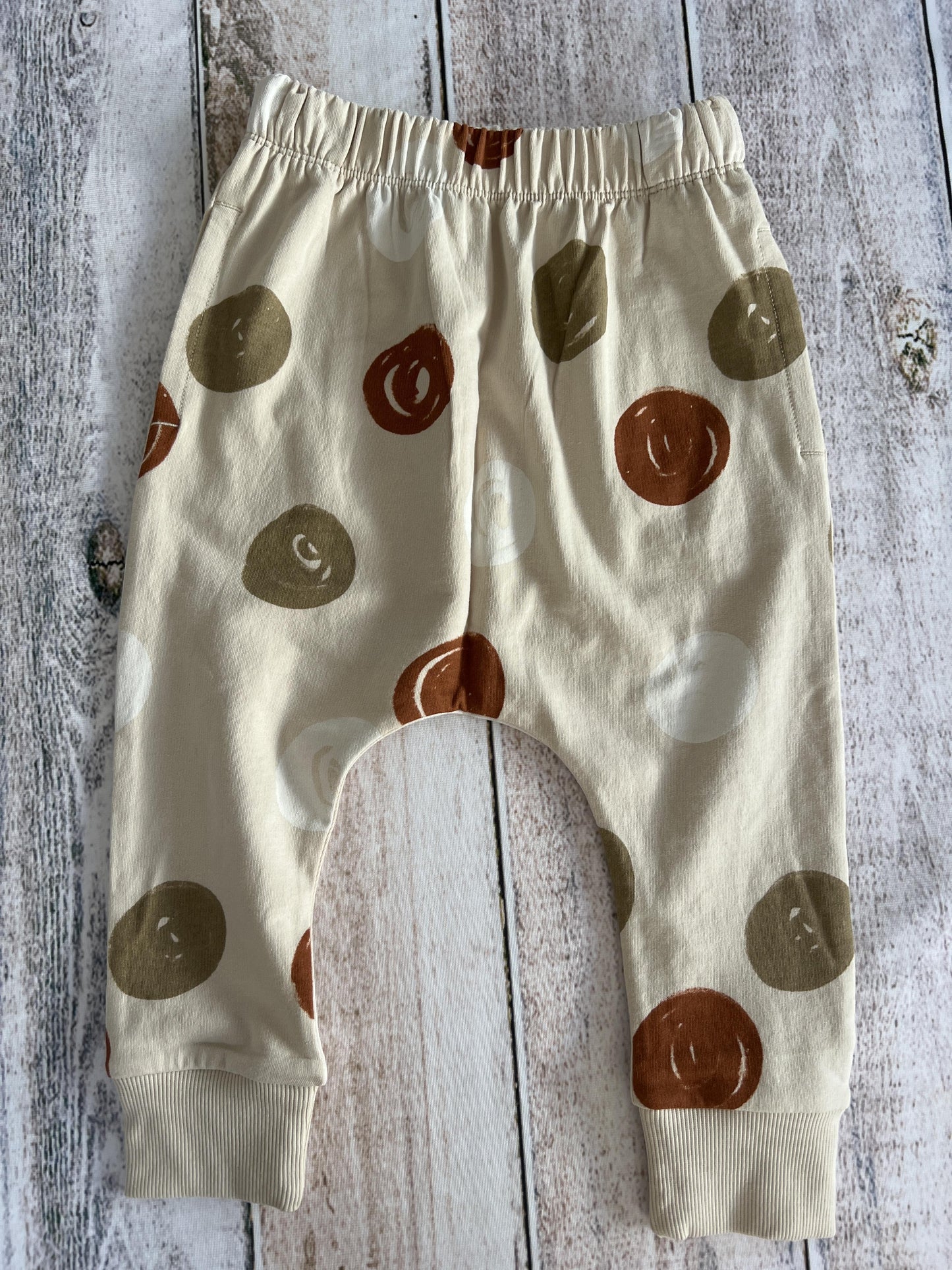 Open Edit Unisex Tan | Pattern Pants Size: 3T Tan | Pattern
