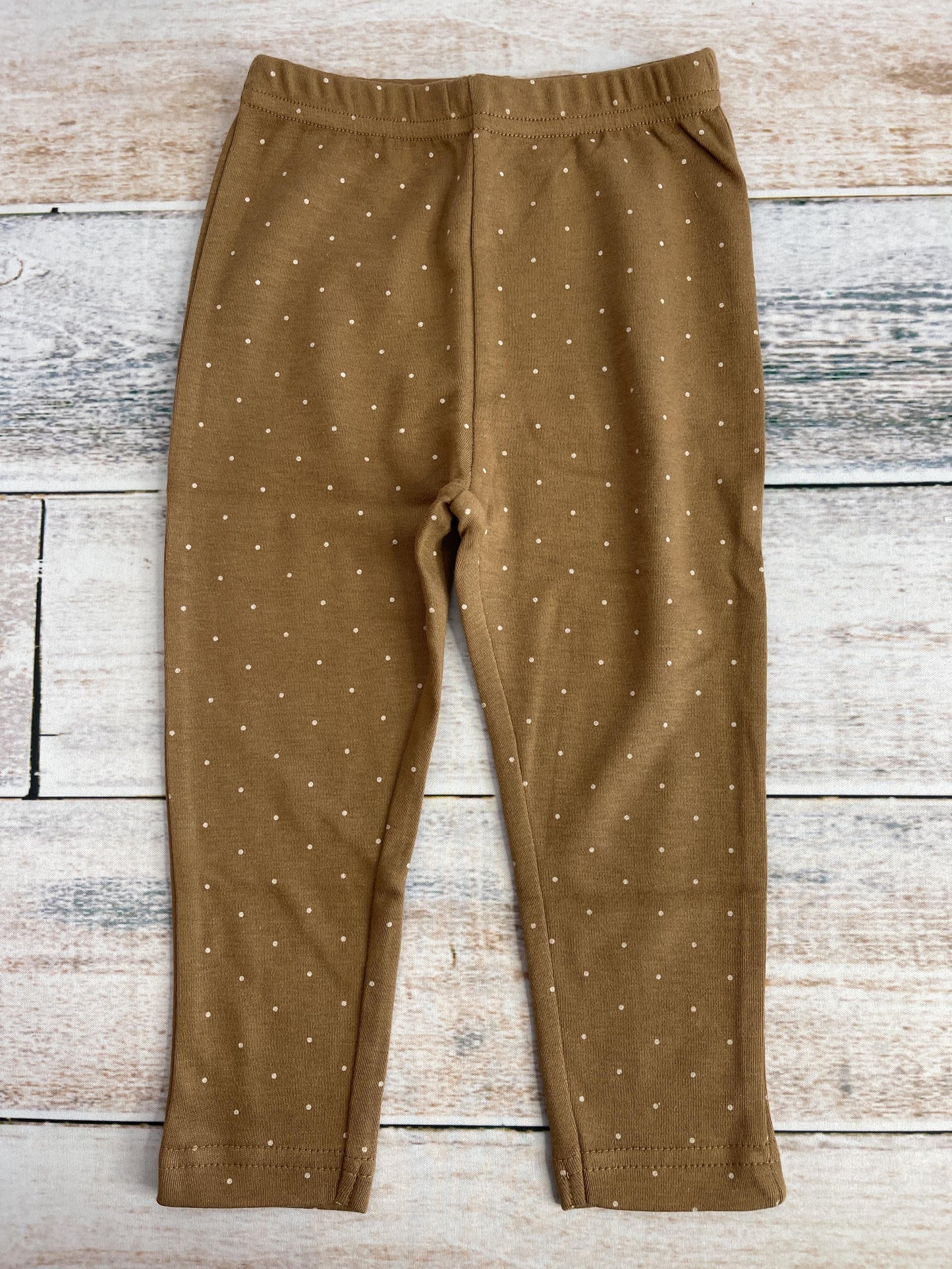 Jamie Kay Unisex Tan | polka dot Pajamas Size: 12 months Tan | polka dot