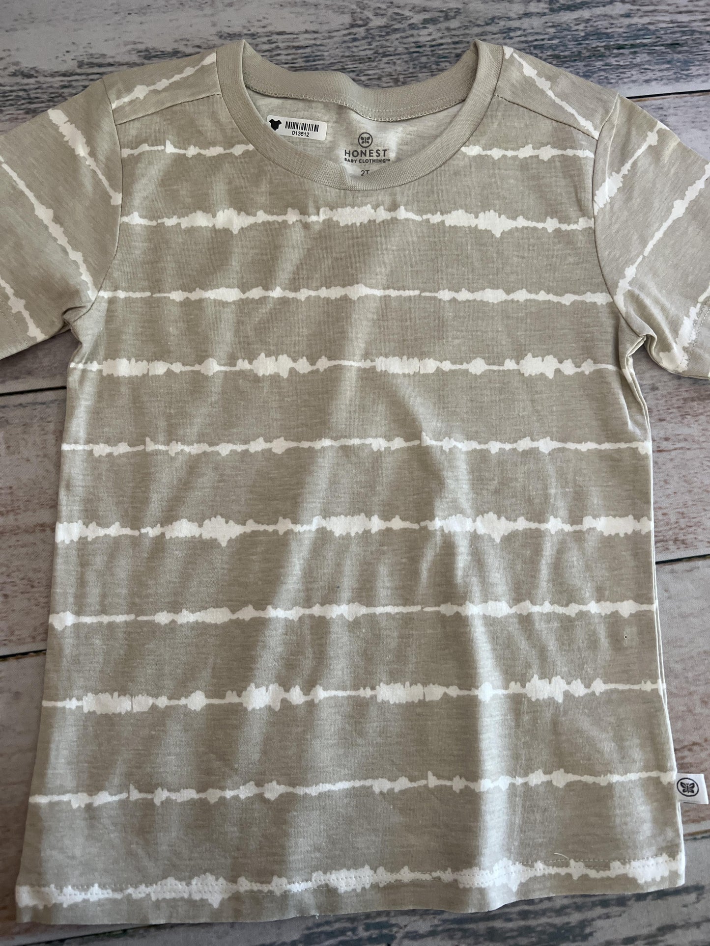 Honest co Boys Tan | Tie Dye T-Shirt Size: 2T Tan | Tie Dye