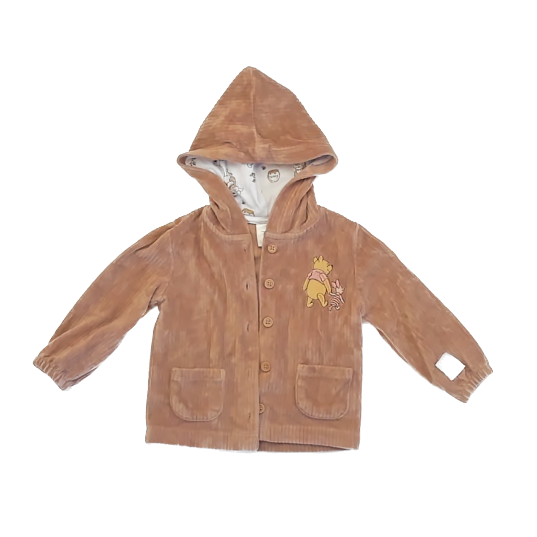Disney Girls Tan | Winnie The Pooh Cardigan Size: 12 Months Tan | Winnie The Pooh