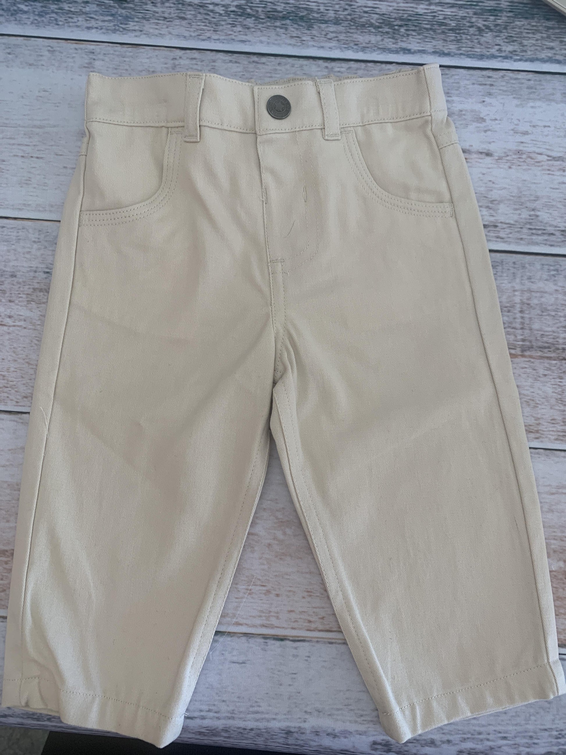 Little Me Boys Tan Pants Size: 12M Tan