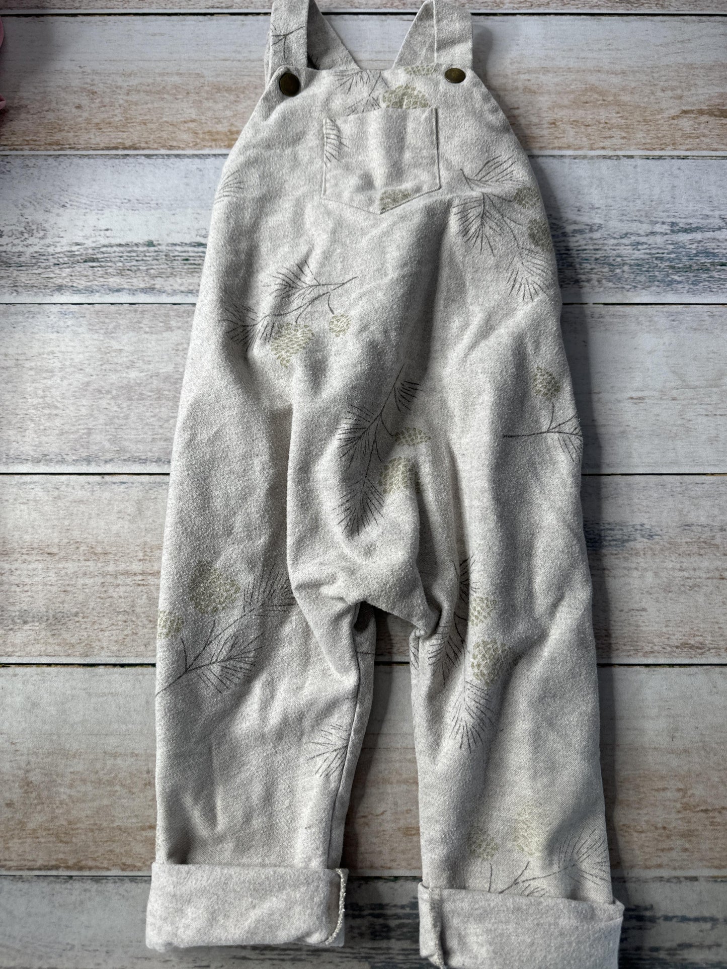 Beya Made Unisex Tan Overalls Size: 3T Tan