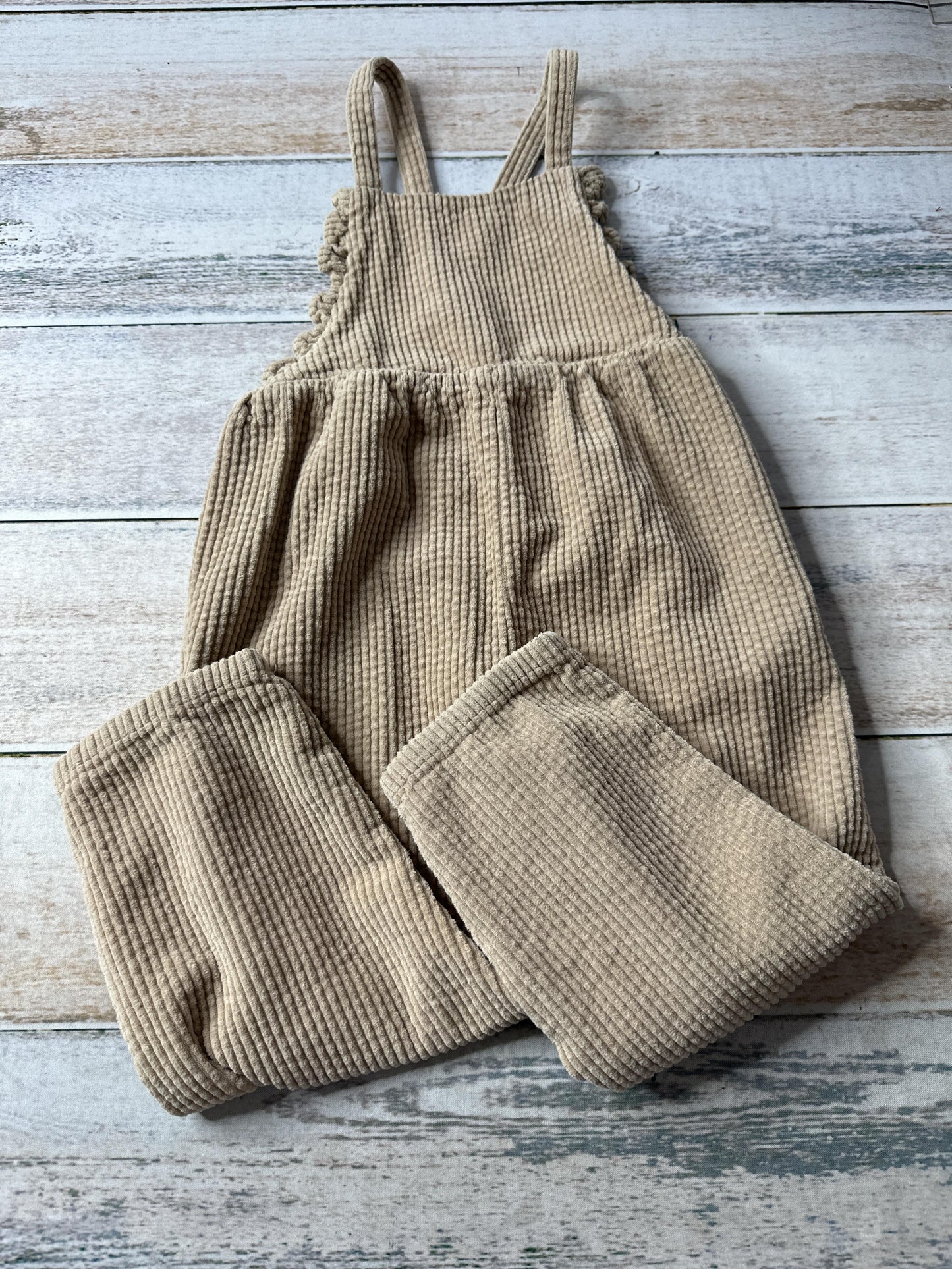Zara Girls Tan Overalls Size: 2-3 Years Tan