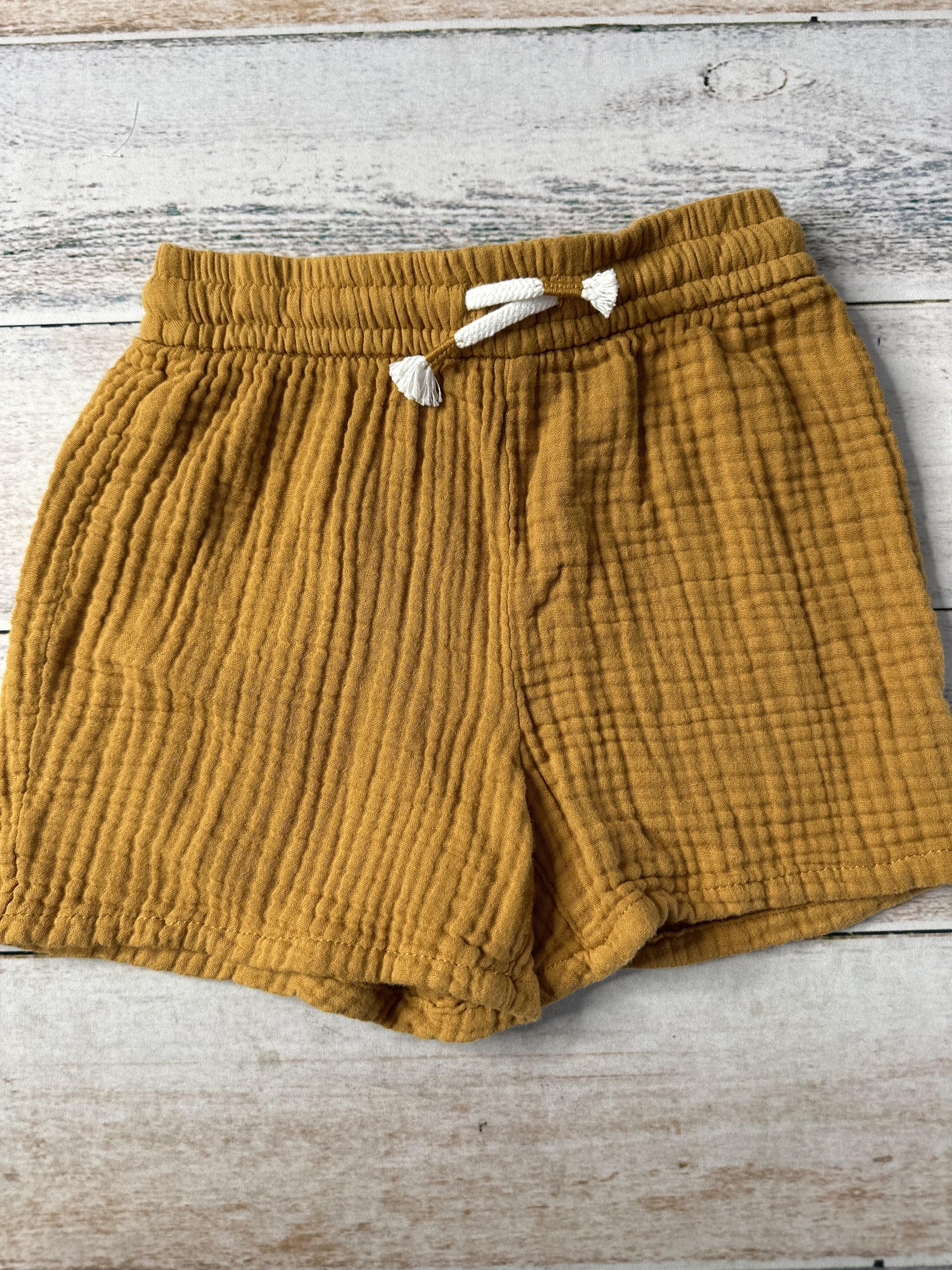 Little Co. Boys Tan Shorts Size: 4T Tan