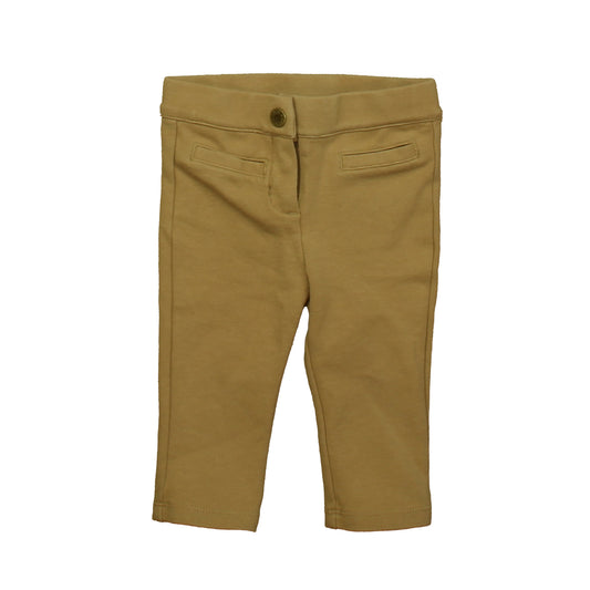 Janie and Jack Girls Tan Leggings Size: 6-12 Months Tan
