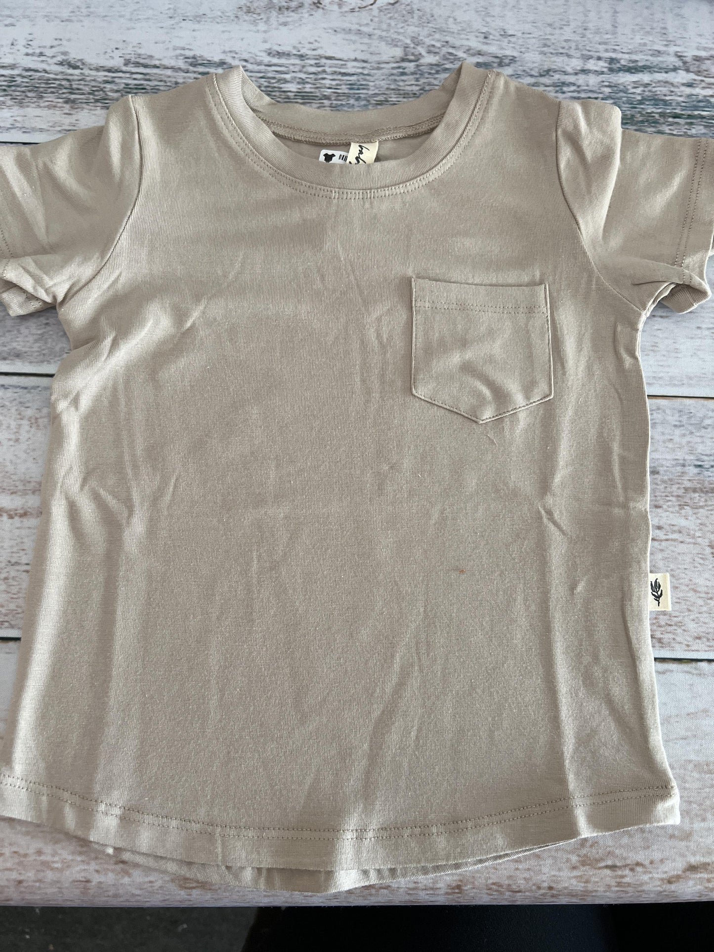 BabySprouts co Boys Tan T-Shirt Size: 2T Tan