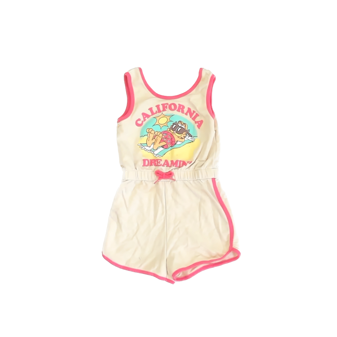 Garfield Girls Tan Romper Size: 5T Tan