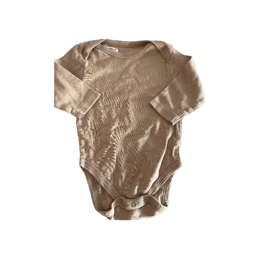 Leveret Unisex Tan Onesie Size: 3-6 months Tan