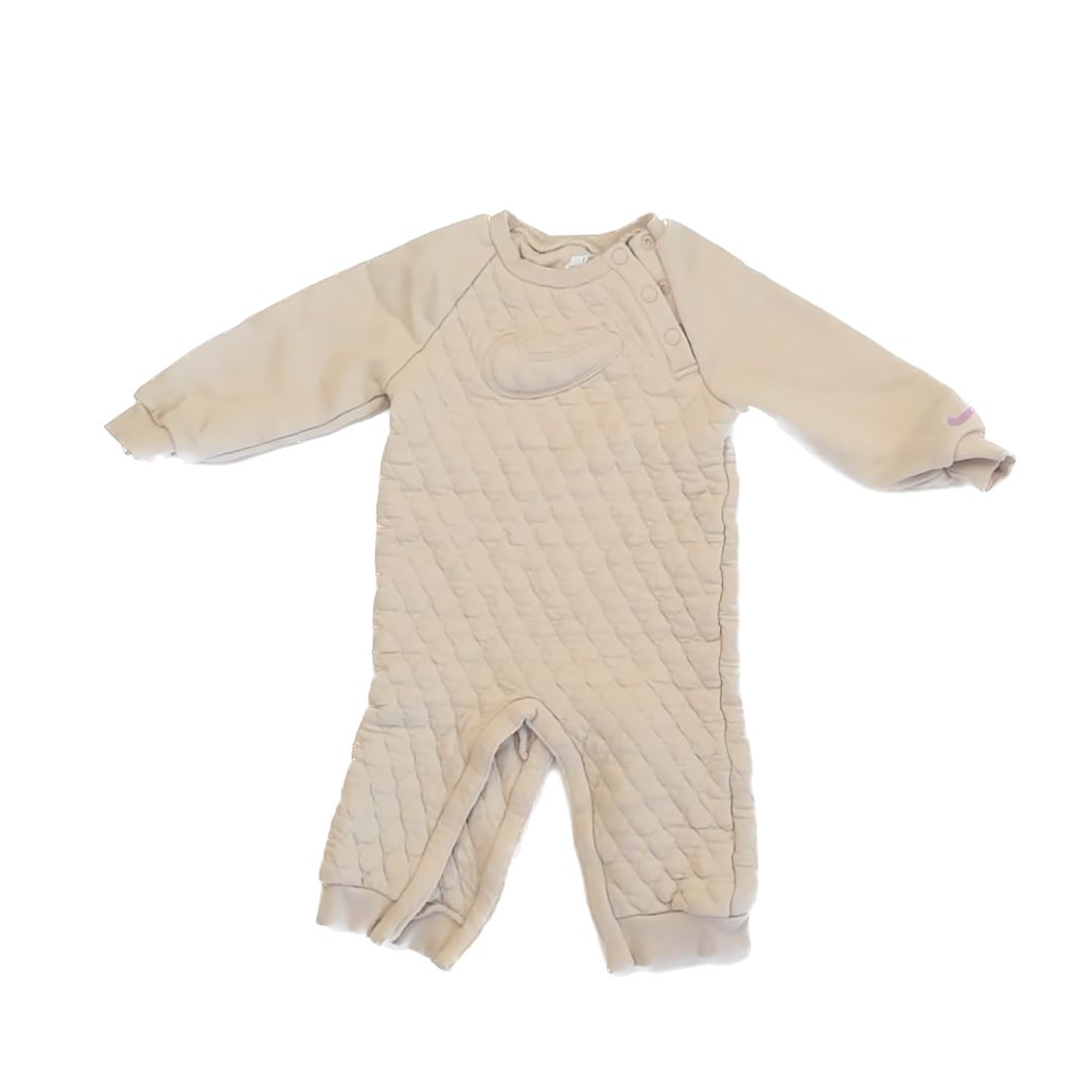 Nike Girls Tan Long Sleeve Outfit Size: 24 Months Tan