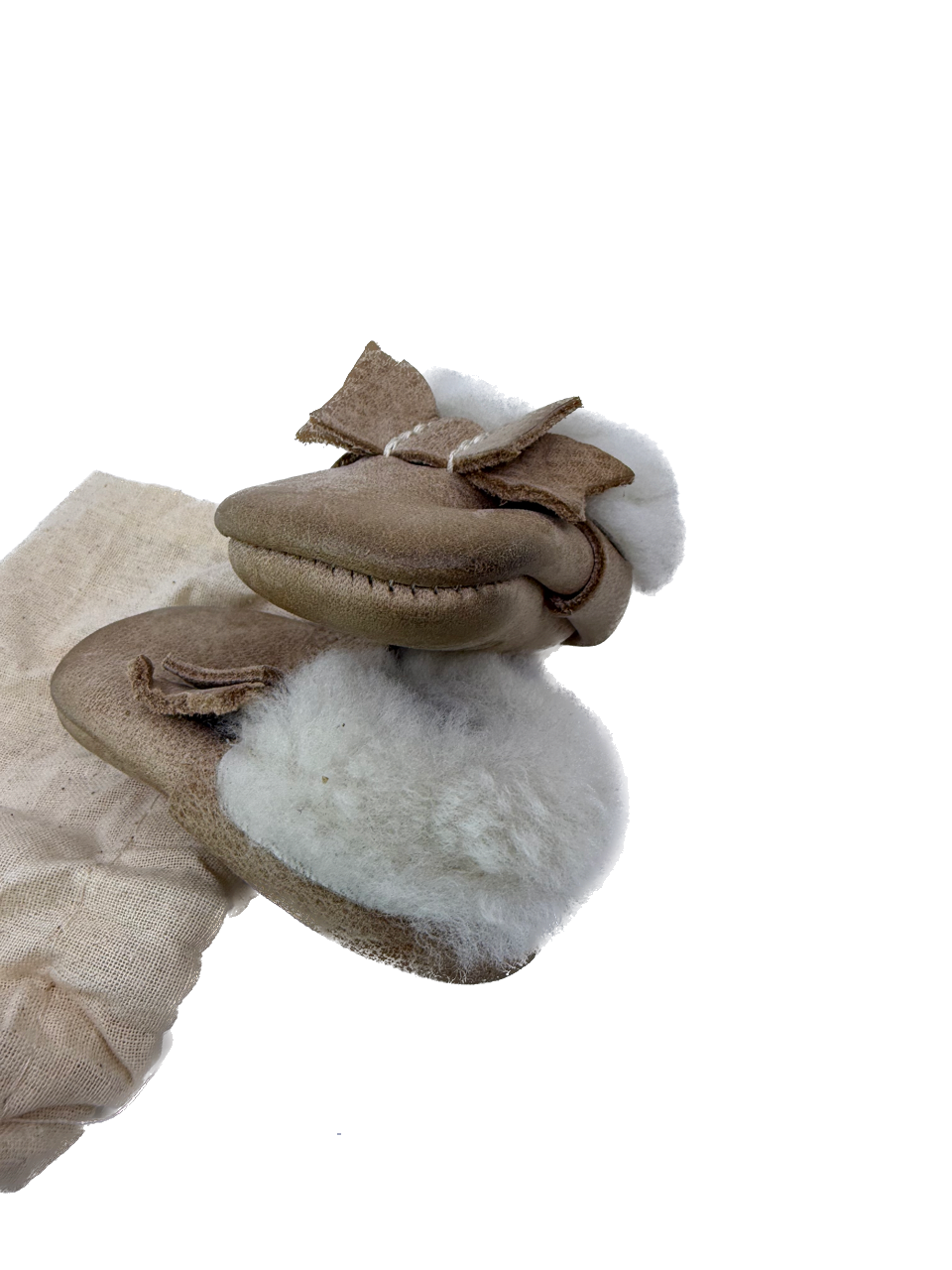 Freshly Picked Girls Tan Booties Size: 0-6 Months Tan