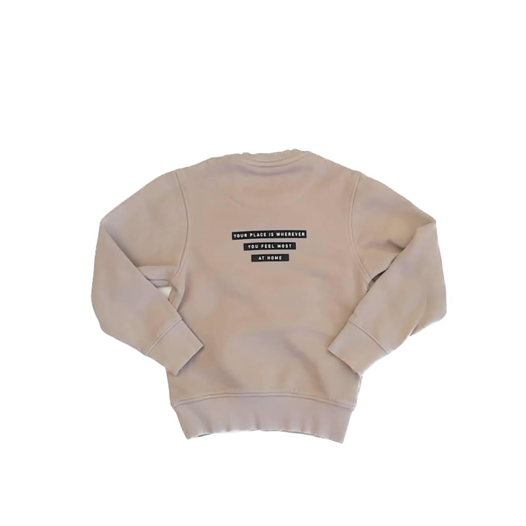 Denim & Flower Boys Tan Sweatshirt Size: 4T Tan