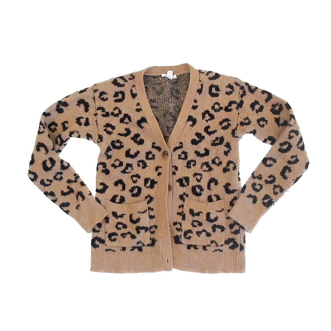 Crewcuts Girls Tan Cardigan Size: 8-9 Years Tan