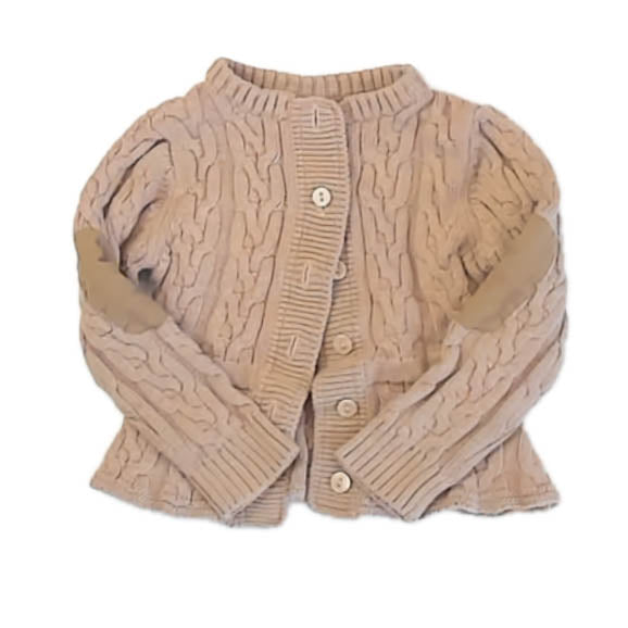 Egg Girls Tan Cardigan Size: 2T Tan