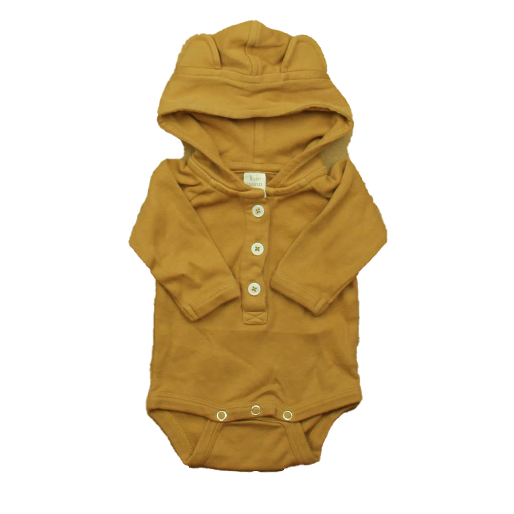 Kate Quinn Organics Boys Tan Onesie Size: 0-3 Months