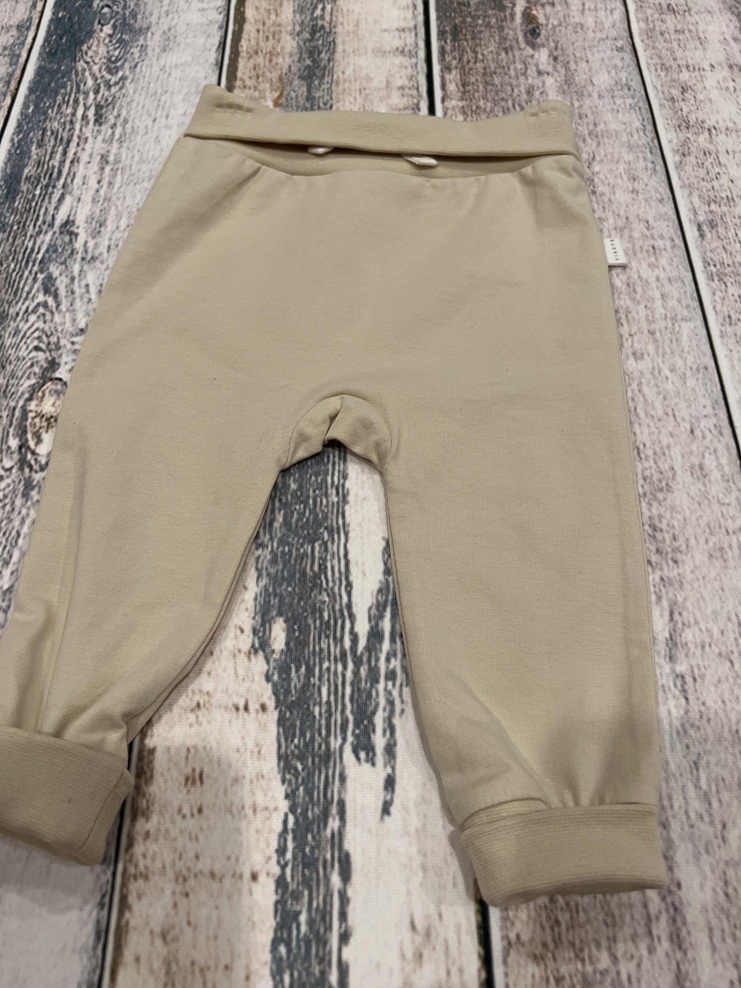 Firsts Unisex Tan Pants Size: 9 months Tan