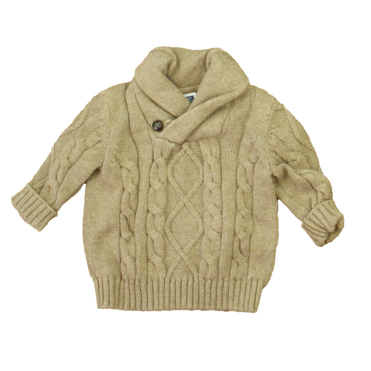 Janie and Jack Boys Taupe Sweater Size: 3-6 Months Taupe