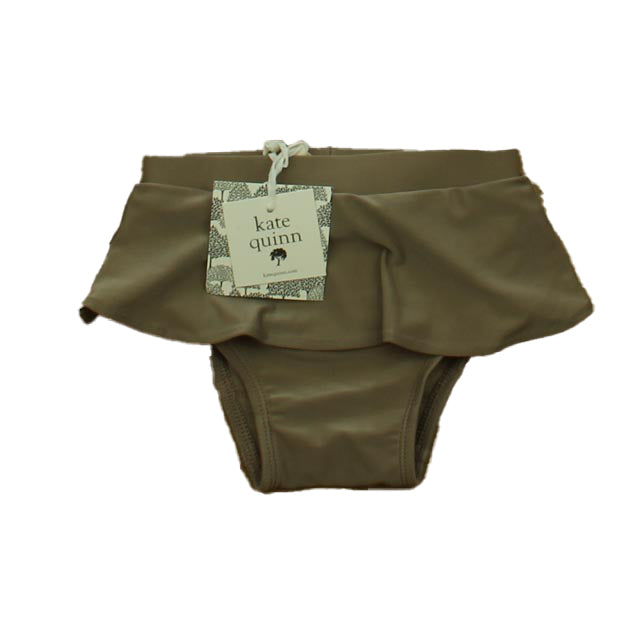Kate Quinn Organics Girls Taupe Swimwear Size: 18-24 Months Taupe