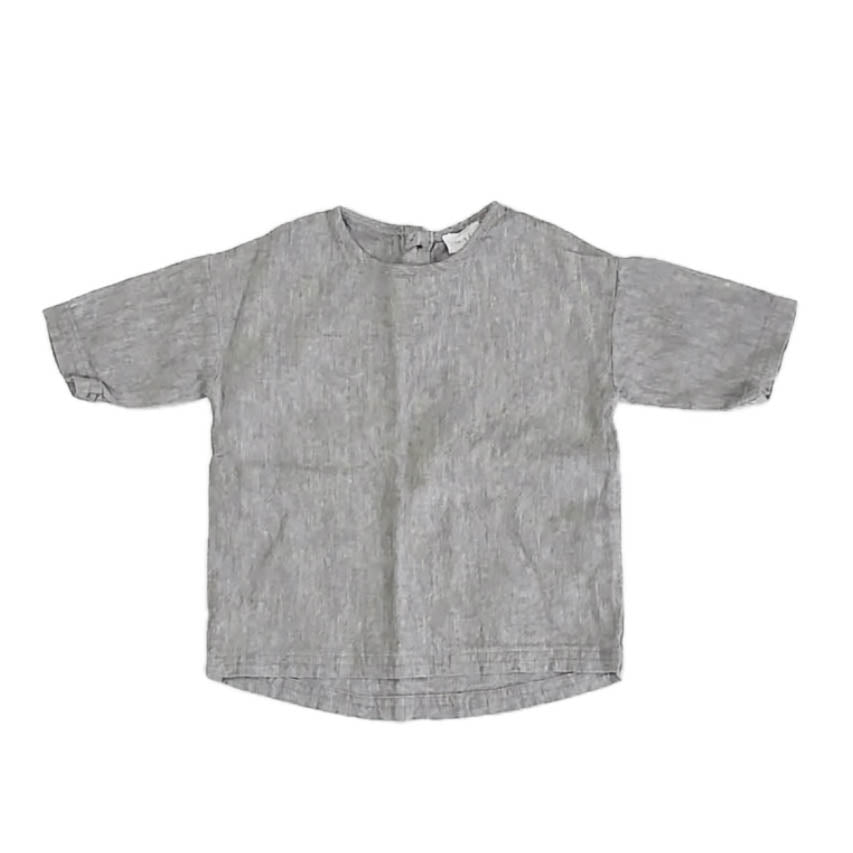 Jamie Kay Unisex Taupe Blouse Size: 12 Months Taupe