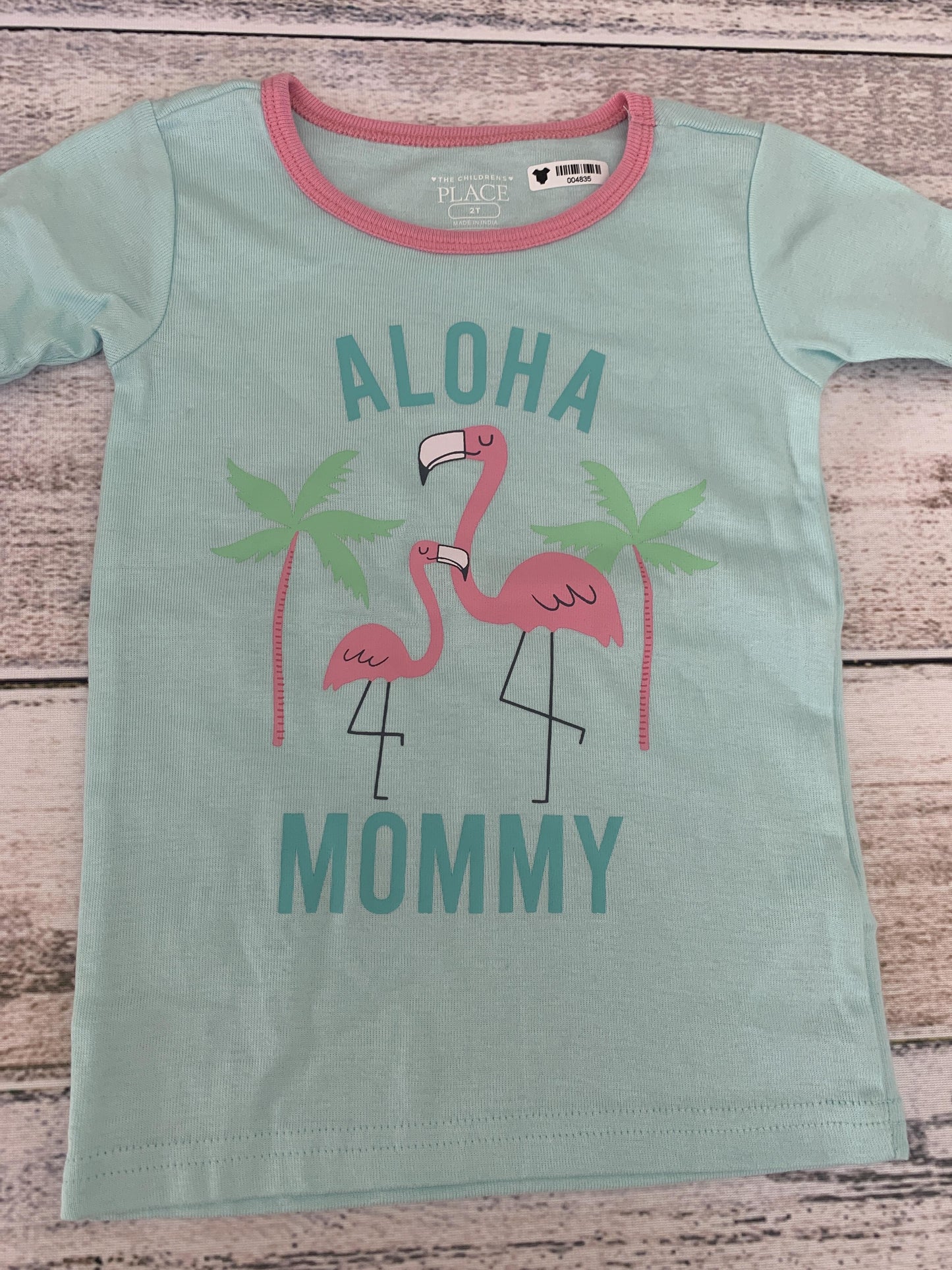 Children's Place Girls Teal | animals | Tropical Pajamas Size: 2T Teal | animals | Tropical