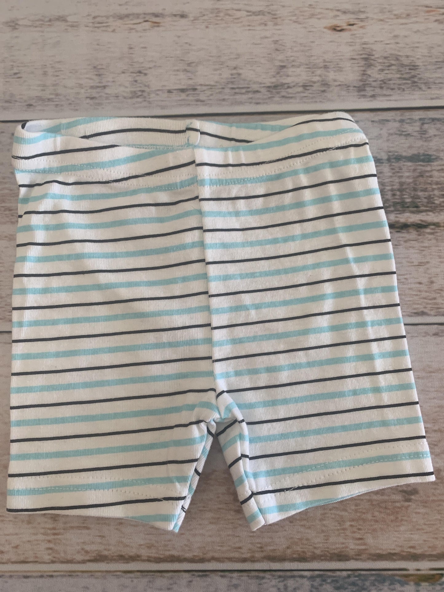 Carters Boys Teal | Black | Striped Pajamas Size: 18 months Teal | Black | Striped