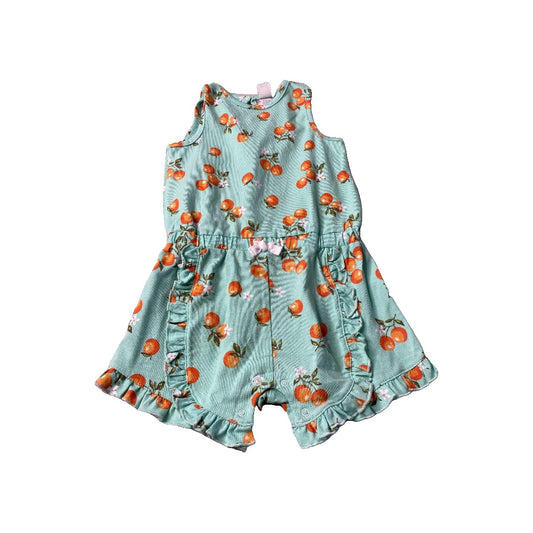 Little Me Girls Teal | orange | Fruit Jumper Size: 24 months Teal | orange | Fruit