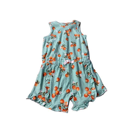 Little Me Girls Teal | orange | Fruit Jumper Size: 18 months Teal | orange | Fruit