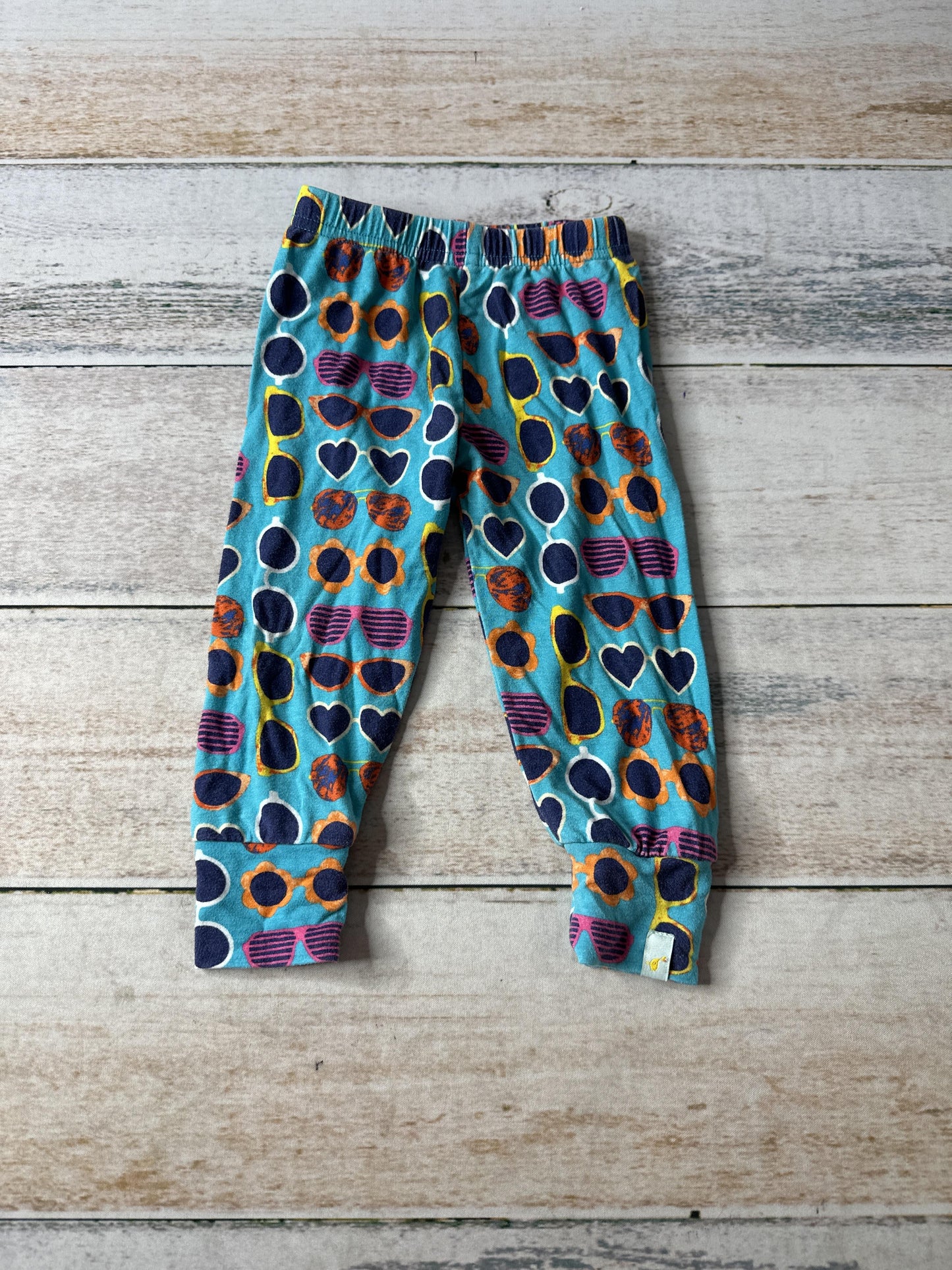 Clover Baby & Kids Girls Teal | Pattern Pajamas Size: 6-12 months Teal | Pattern