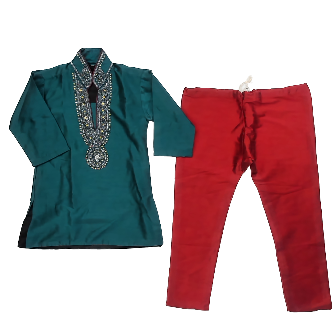 Unknown Boys Teal | Red Apparel Sets Size: 5T Teal | Red