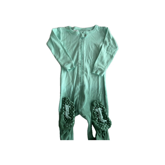 Leveret Unisex Teal | Tie Dye Pajamas Size: 12-18 months Teal | Tie Dye