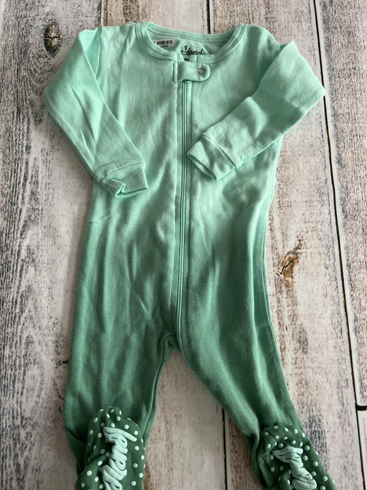 Leveret Unisex Teal | Tie Dye Pajamas Size: 3-6 months Teal | Tie Dye