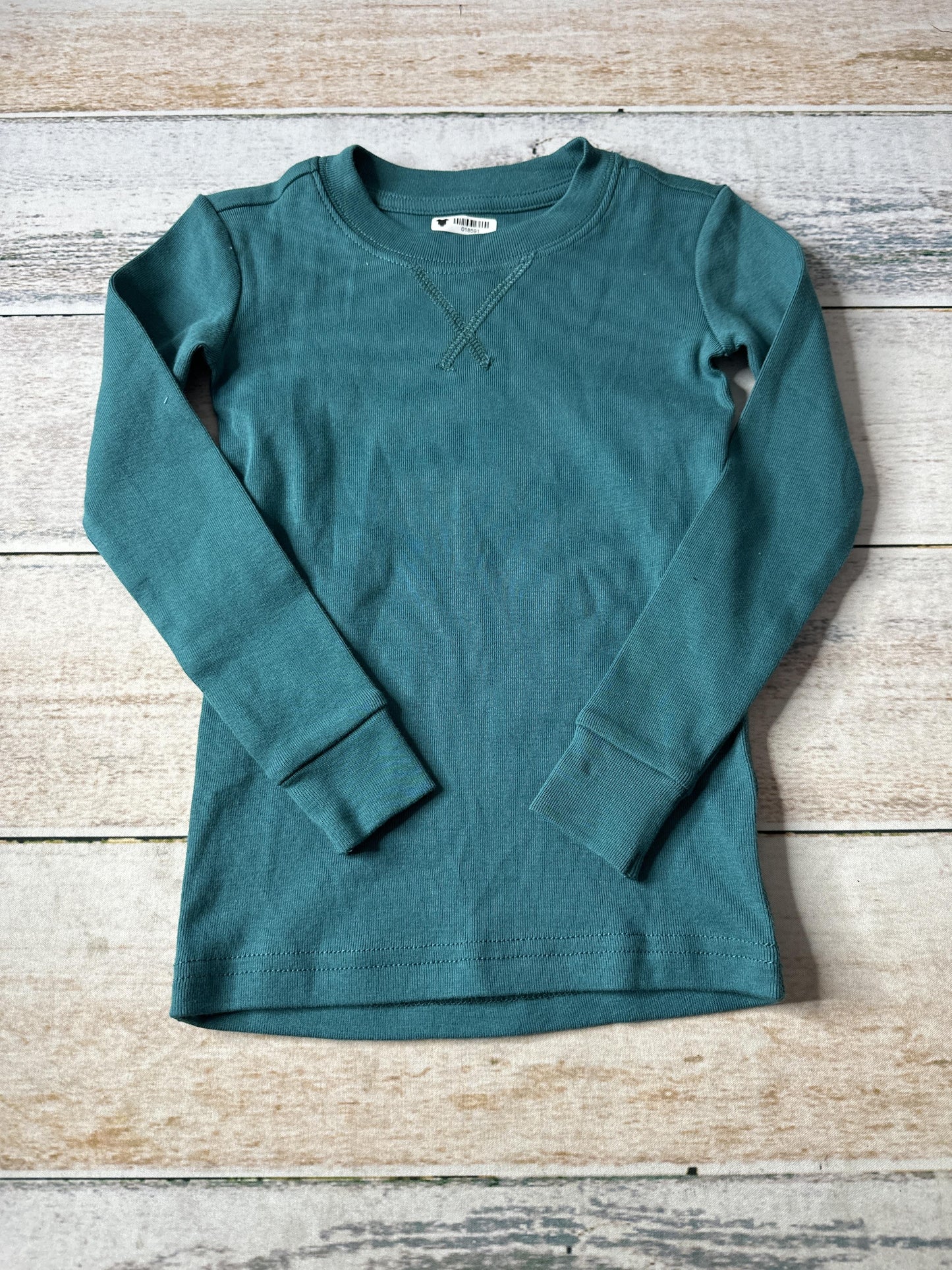 Primary Unisex Teal Long Sleeve Shirt Size: 2-3 Years Teal