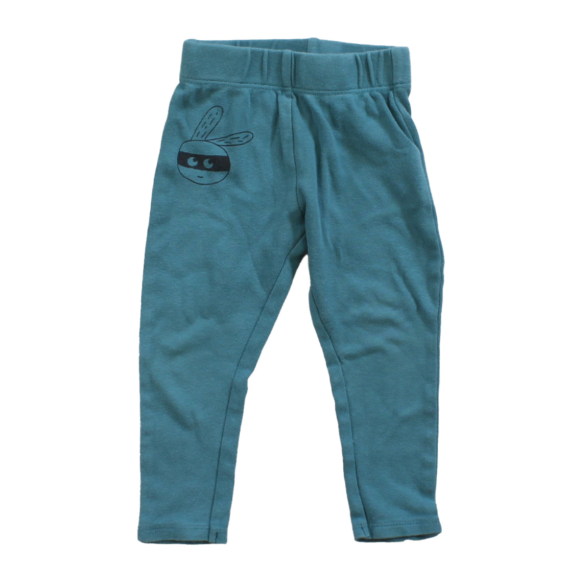 La Queue Du Chat Boys Teal Leggings Size: 18 Months Teal