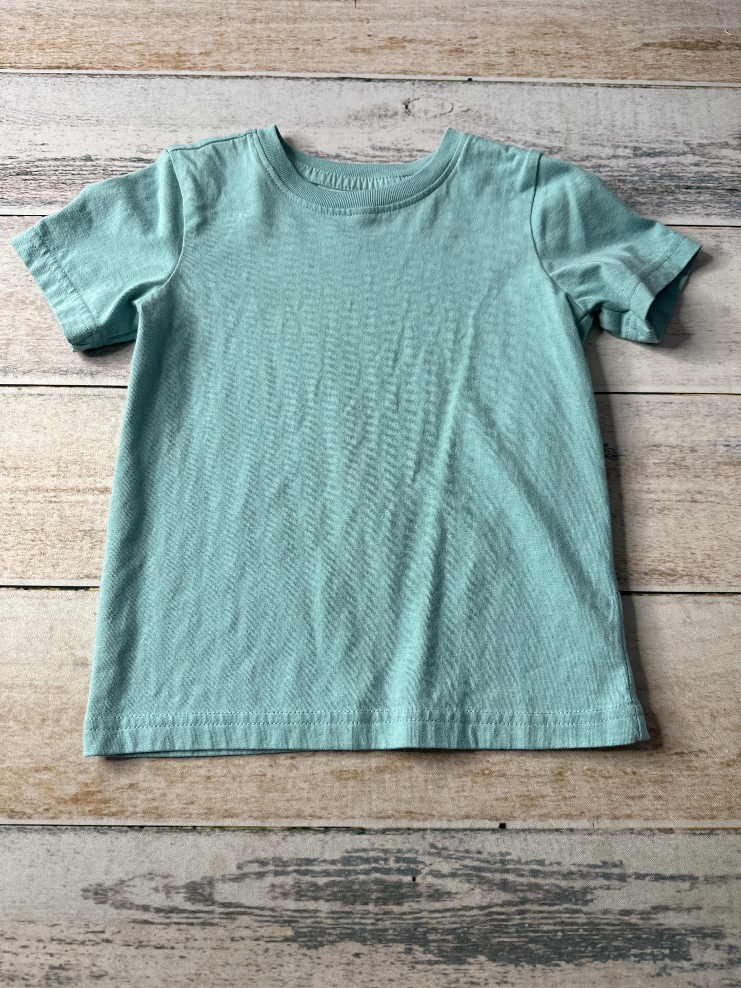 Primary Unisex Teal T-Shirt Size: 3T Teal