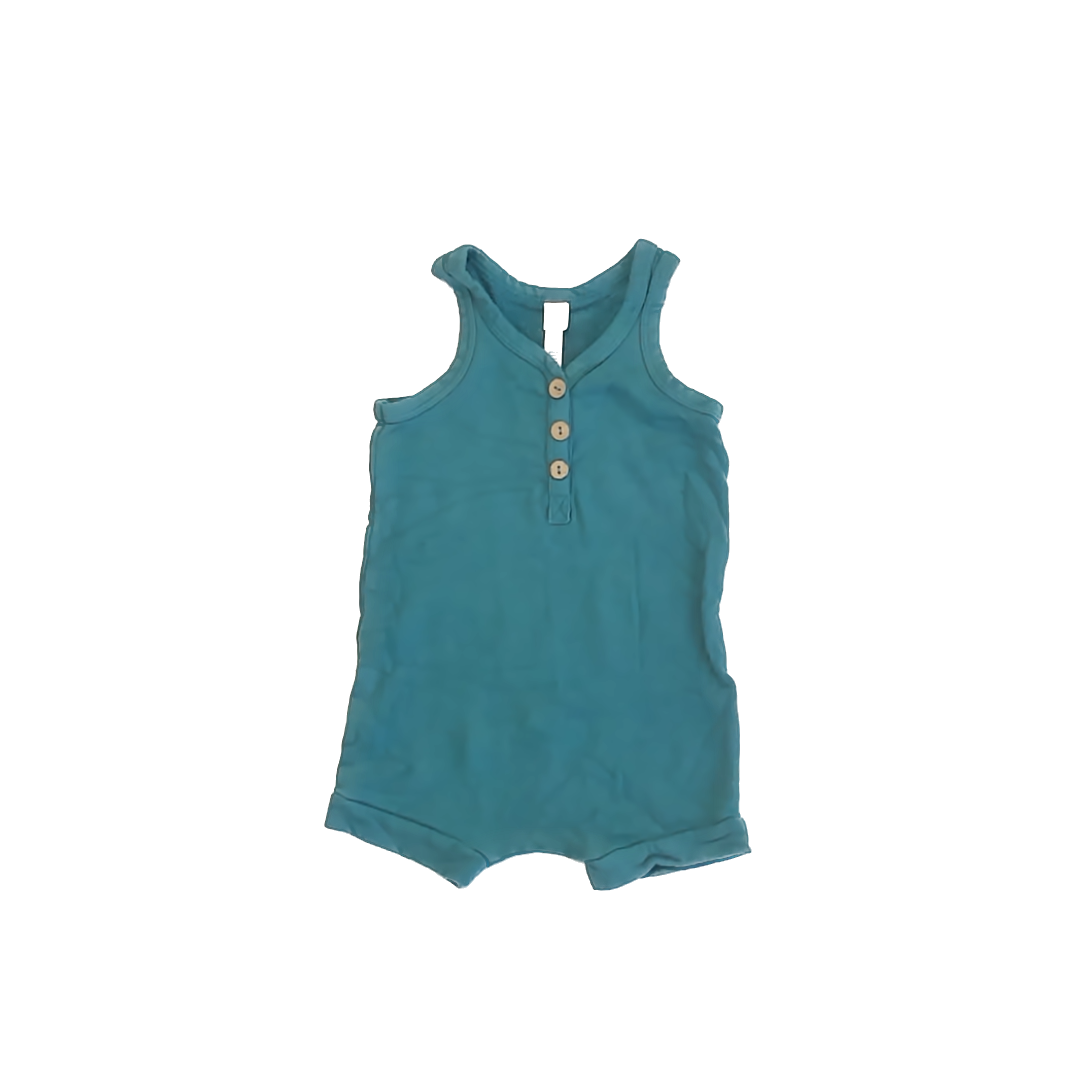 Childhoods Unisex Teal Romper Size: 2T Teal