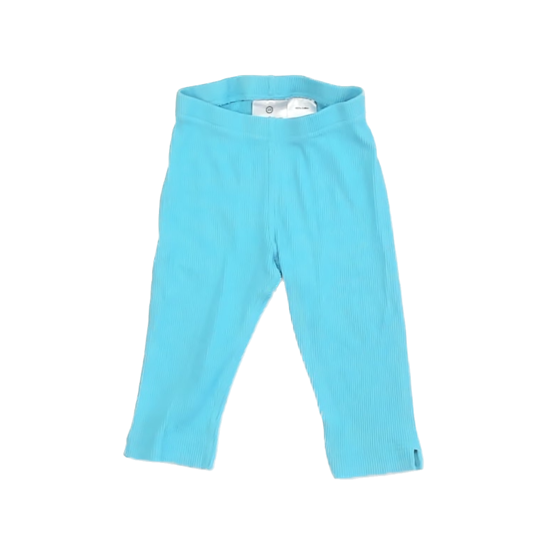 Hanna Andersson Girls Teal Capri Pants Size: 4T (EU 100) Teal