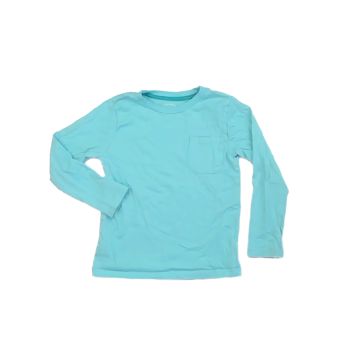 Mightly Boys Teal Long Sleeve T-Shirt Size: Small (6-7 Years) Teal