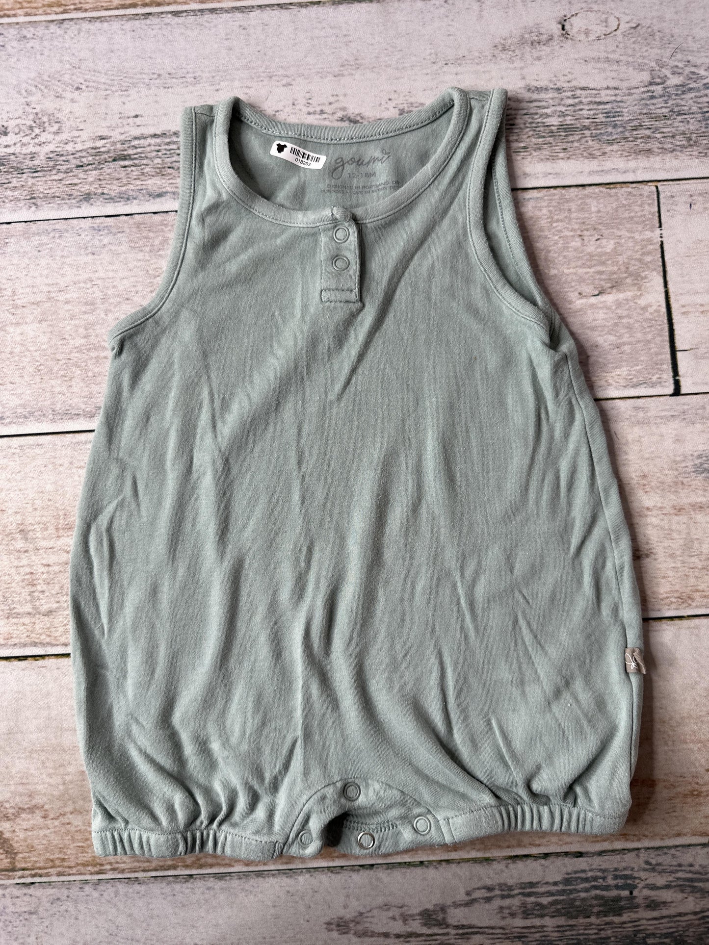 Goumi Boys Teal Romper Size: 12-18 months Teal
