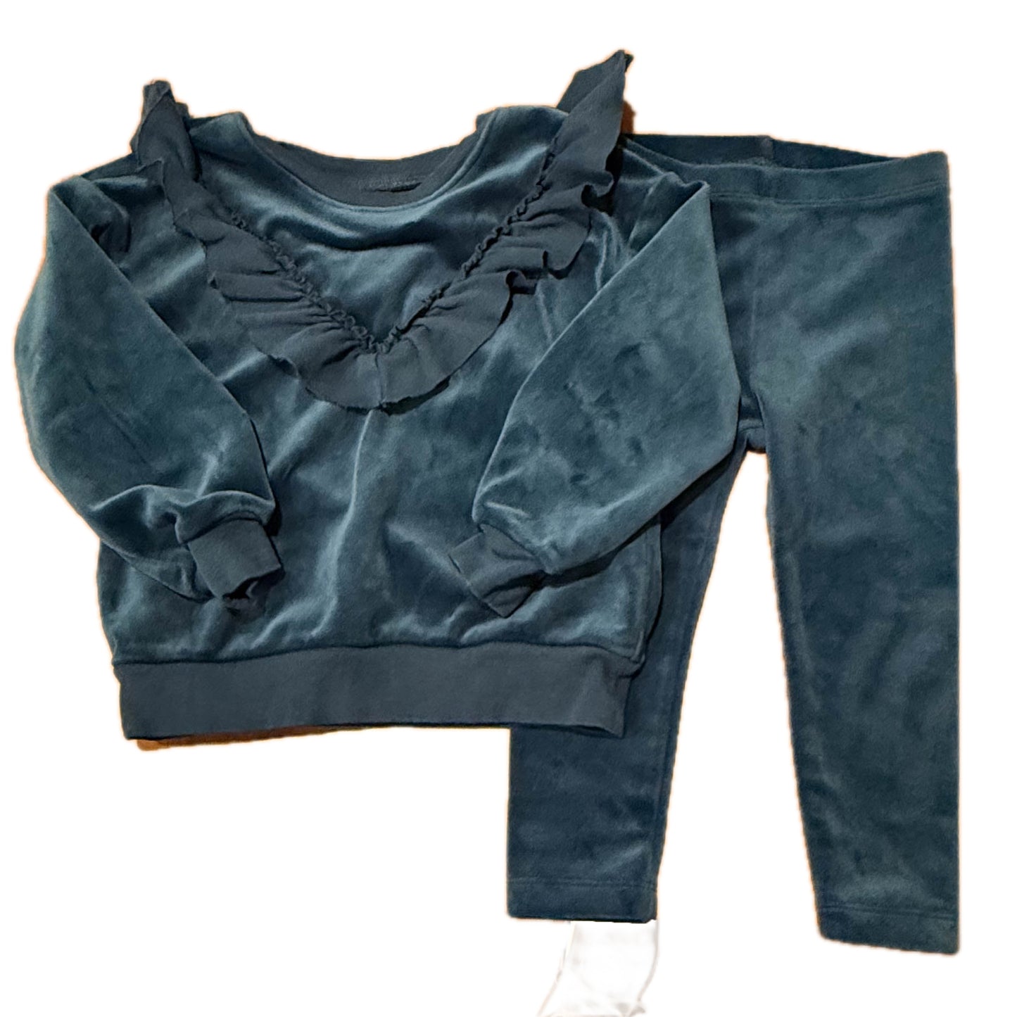 Tea Collection Girls Teal Apparel Sets Size: 2T Teal