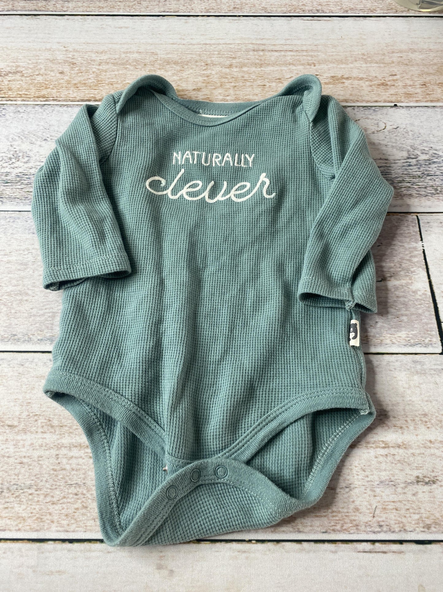Rabbit Bear Girls Teal Onesie Size: 6-9 months Teal
