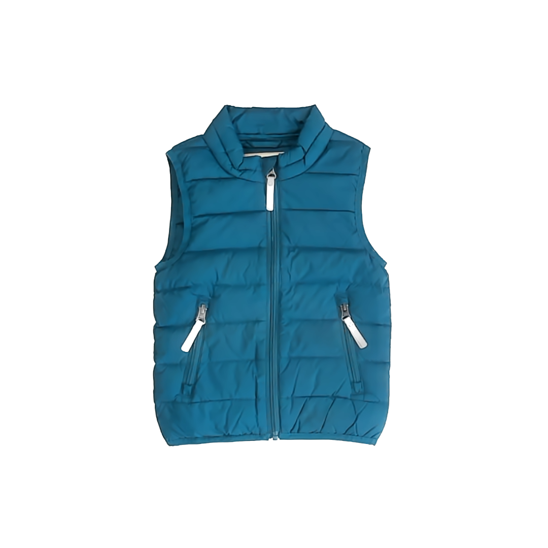 Hanna Andersson Unisex Teal Vest Size: 3T Teal